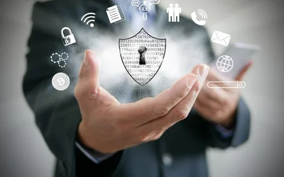 Data Privacy Lock Shield Guarding Player Records